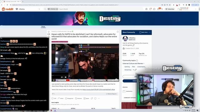 Hasan Slams Shapiro And Destiny, Calls Debates Useless