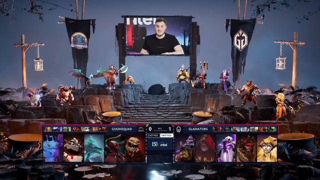 ?ЖЕСТКИЙ СИГНАТУРНЫЙ КЕРРИ DAWNBREACKER ТВОРИТ КРАСОТУ В ИГРЕ | Gladiators vs Goonsquad DPC WEU 202 смотреть онлайн