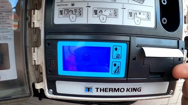 Как изменить интервал времени распечатки на рефе, на регистраторе данных Thermo king, Touch Print ? смотреть онлайн