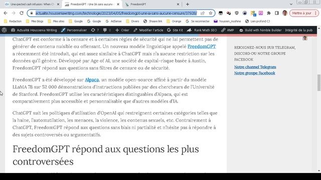 AI Actu : FreedomGPT Et ChatGPT Contre La Bureaucratie