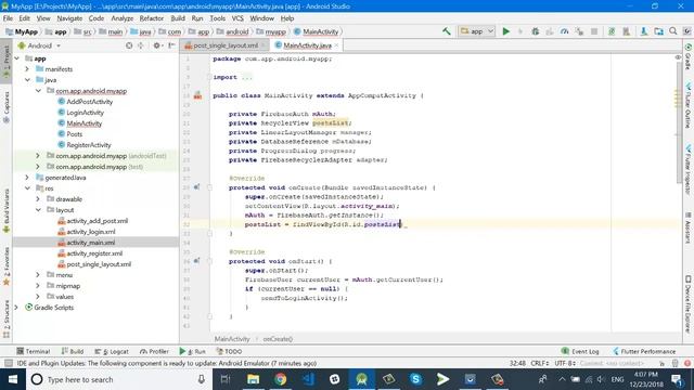 Android Blog Using Firebase 2020 | Android Studio Firebase Tutorials | Blog App | Part 3 смотреть онлайн