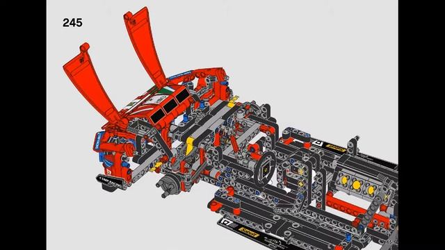 LEGO instructions | Technic | 42125 | Ferrari 488 GTE смотреть онлайн