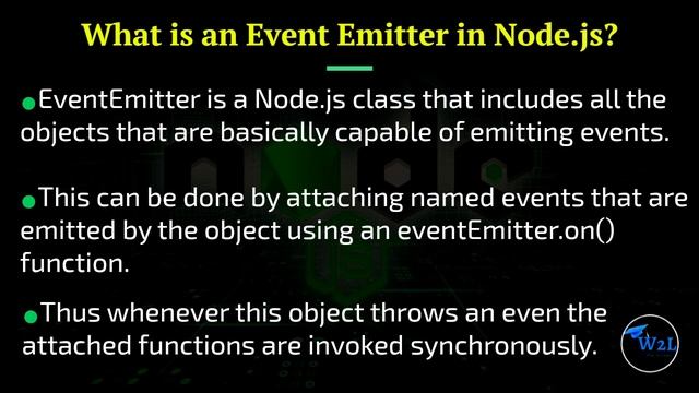 What is an Event Emitter in Node.js? | Node JS Interview | Lecture -29 смотреть онлайн