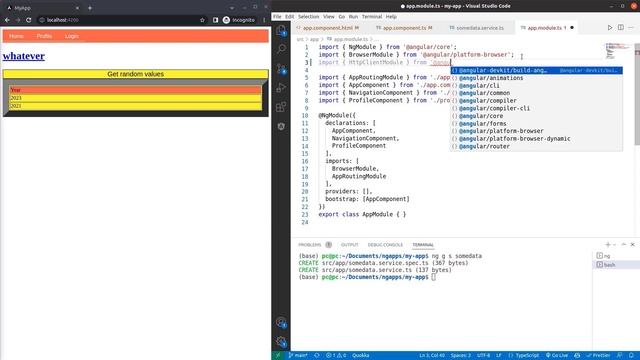 Angular from scratch 2022, part 9: Getting data from an API смотреть онлайн