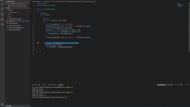 C# Grundkentnisse: generische Listen смотреть онлайн