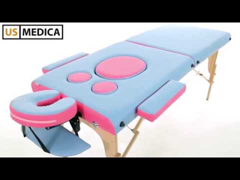Складной массажный стол US MEDICA Panda для беременных смотреть онлайн