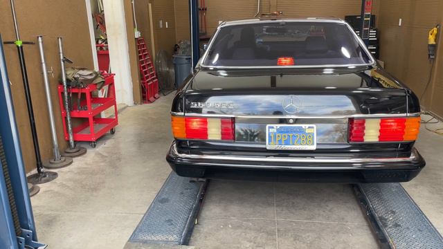 1986 Mercedes 560 SEC 5.5L V8 Exhaust w/ RESONATOR DELETE! смотреть онлайн