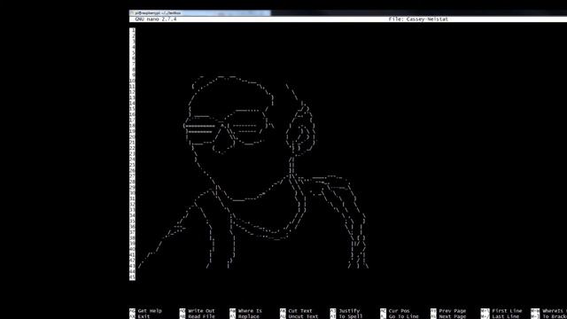 Casey Neistat ASCII Art смотреть онлайн