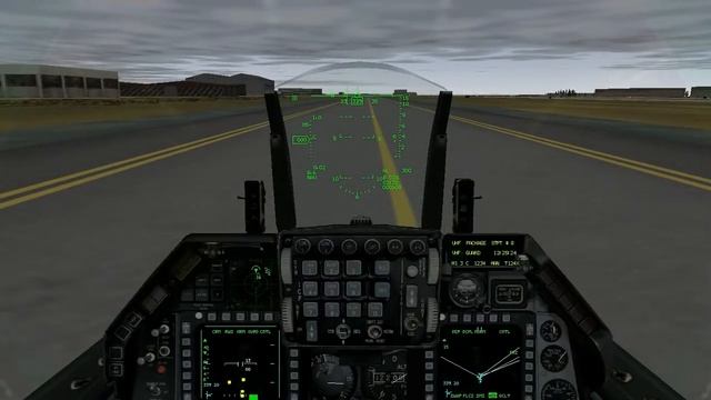 Falcon 4.0 Allied Force - Landing procedures смотреть онлайн