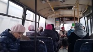 поездка на автобусе паз 32054 ( 2008 г.в ), вв 168 74, маршрут 35 самый старый пазик на маршруте