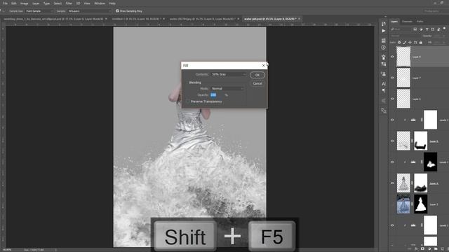 Water Splash Girl | Photoshop Manipulation Tutorial | Photo Effects