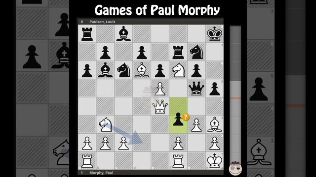 Morphy, Paul - Paulsen, Louis || New York 1857 @chessbuddies 🔴 #PaulMorphy смотреть онлайн
