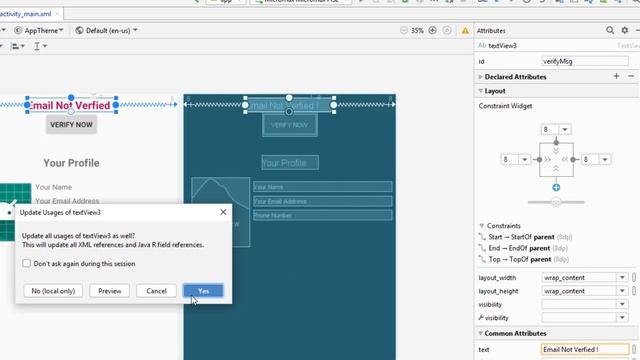 Verify user Email Address | Firebase Email Authentication Tutorials | Android Studio | Part 4/4 смотреть онлайн