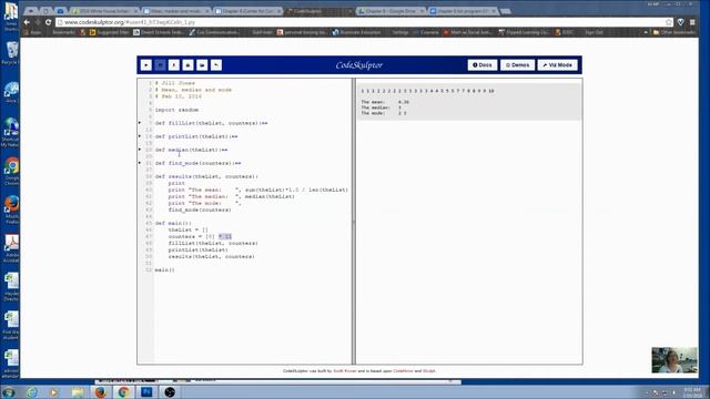 Mean Median and Mode Program смотреть онлайн