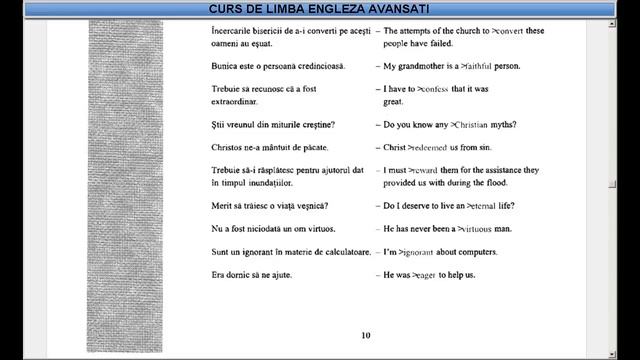 Curs de limba Engleza nivel Avansati (tema-dictionar ) - Lectia 15 смотреть онлайн