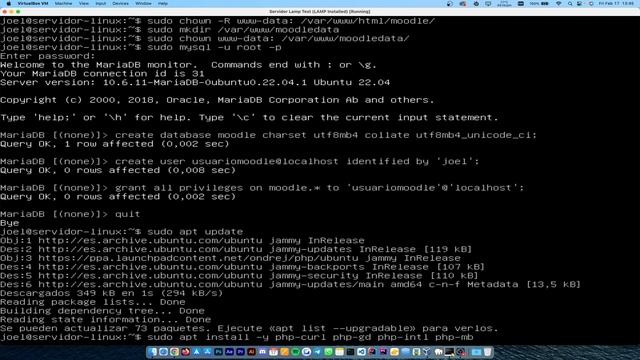 Tarea: Moodle y Wordpress sobre Lamp | Joël смотреть онлайн