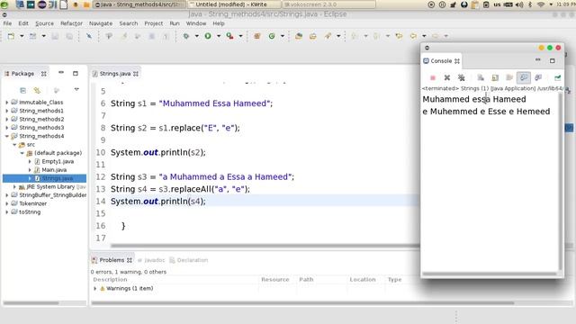 30 Java advanced replace replaceAll دوال النص смотреть онлайн
