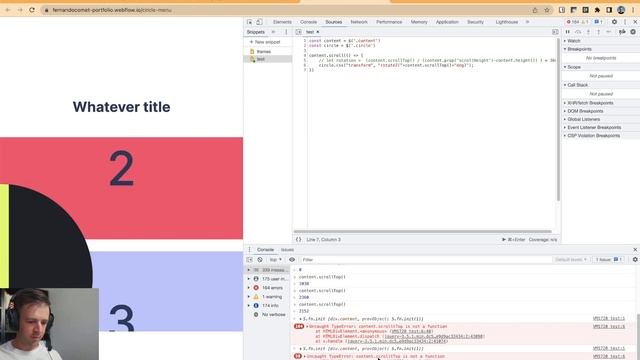 Rotate Div While Scrolling in a Div - jQuery Simple Example смотреть онлайн