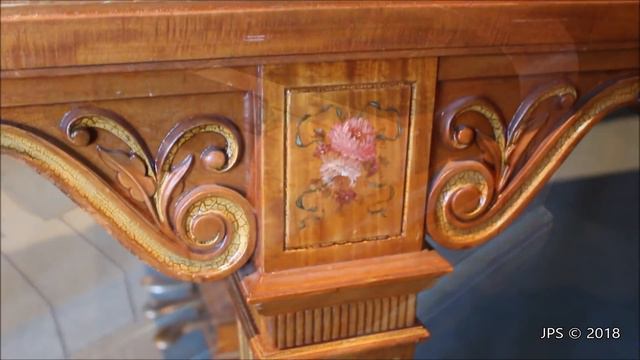 1897 Tiffany Studios Steinway B Painted by Arthur Blackmore Golden Era смотреть онлайн