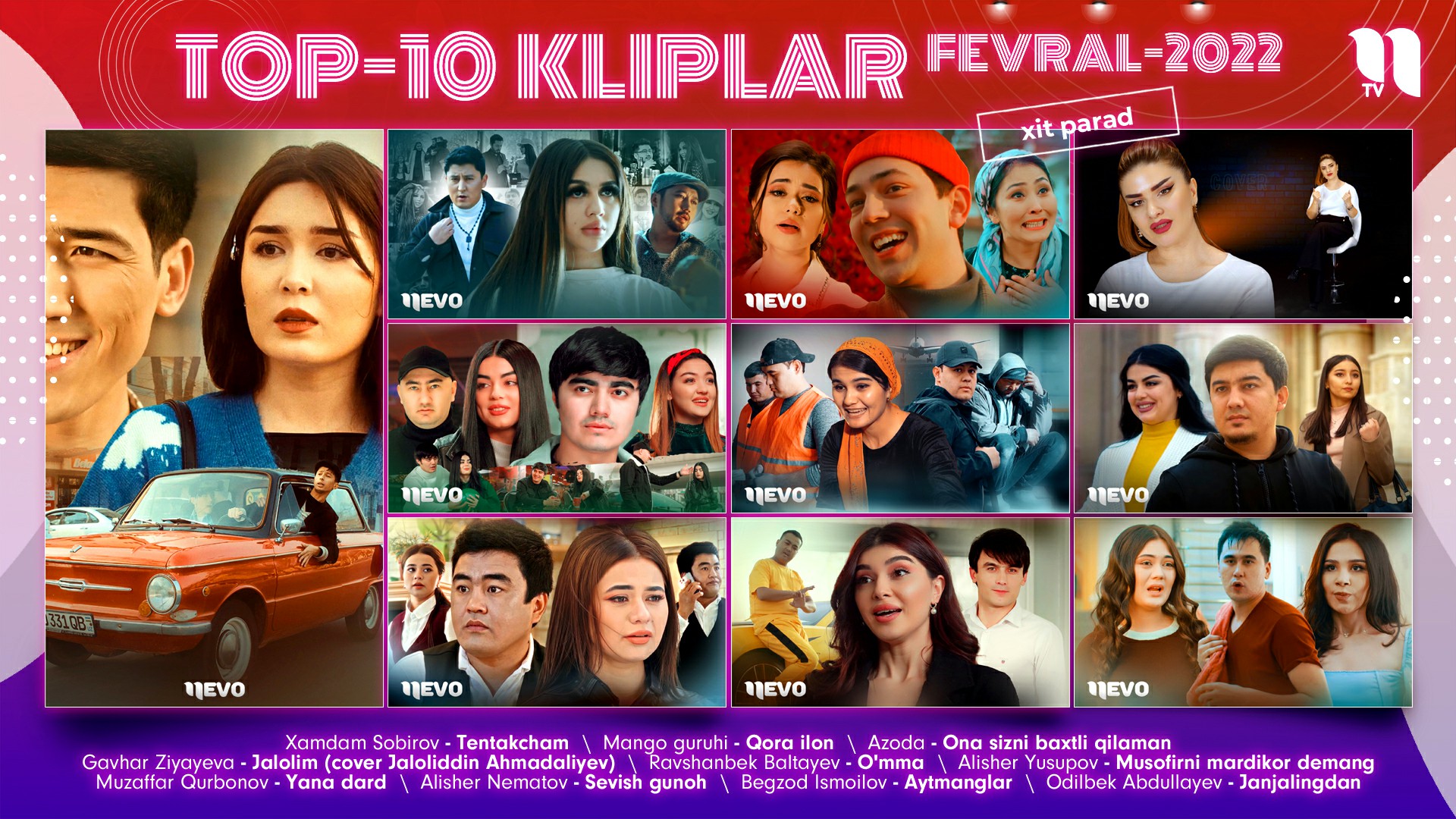 TOP-10 Cliplar Fevral - 2022 смотреть онлайн
