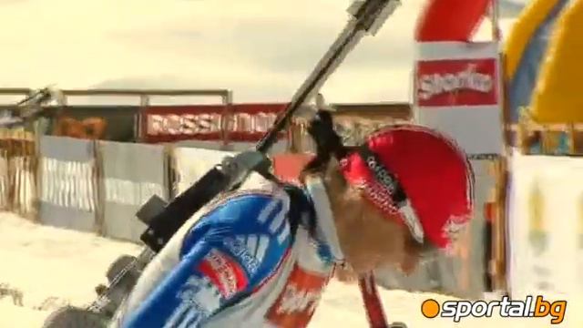 EC biathlon - Natalia Sokolova  RUS  pursuit win