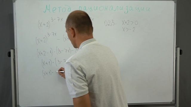 Метод рационализации. Часть 3. Показательные неравенства смотреть онлайн