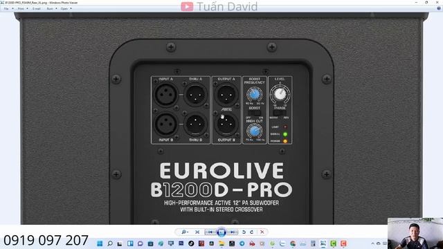 Loa Subwoofer Active Liền Công Suất BEHRINGER B1200D PRO смотреть онлайн