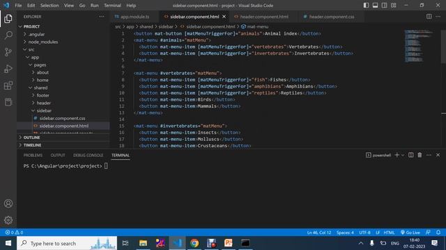 Learn Anguler 13 Chapter 4 (Menu and SideBar) #angular #angular13 #webdesign смотреть онлайн