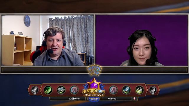 WEStone vs Warma - Quarterfinal - Hearthstone Masters Tour Jönköping смотреть онлайн