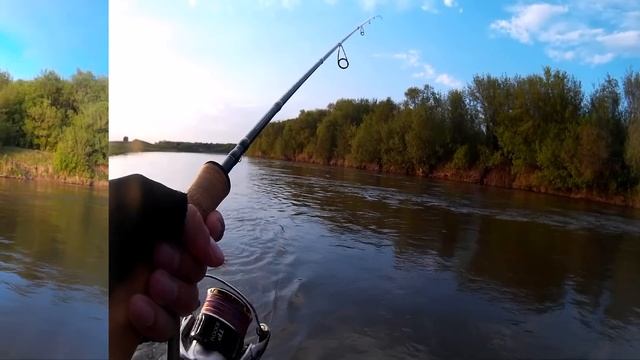 Ловля голавля и жереха на спиннинг. Вечерний БОНУС. смотреть онлайн