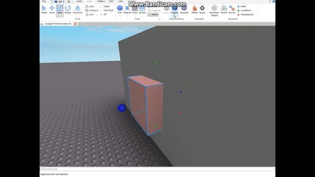 Roblox Studio - How To Make Hole In a Wall смотреть онлайн