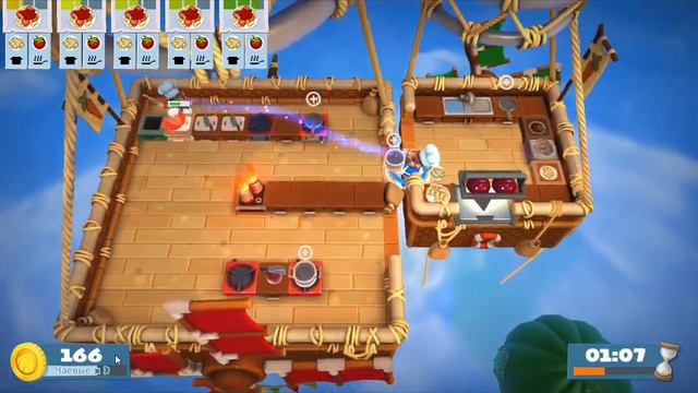 Overcooked 2 (PC)-БЕЗ КОММЕНТАРИЕВ Часть 2 смотреть онлайн
