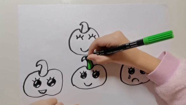 Как нарисовать Тыквы-Эмоции на Хэллоуин смотреть онлайн