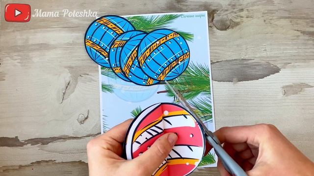 Новогодние поделки для детей своими руками в садик, в школу. Аппликация из бумаги на новый год детя смотреть онлайн