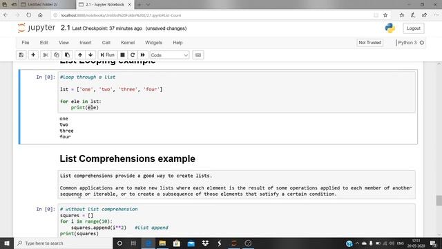 Lists | Python |Data Science and ML |Part 2 смотреть онлайн