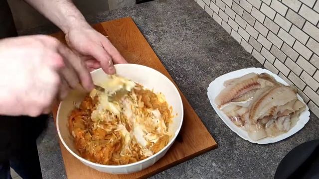 Когда попробовал ,стал готовить почти каждый день!!!Минтай запеченый с овощами!!! смотреть онлайн