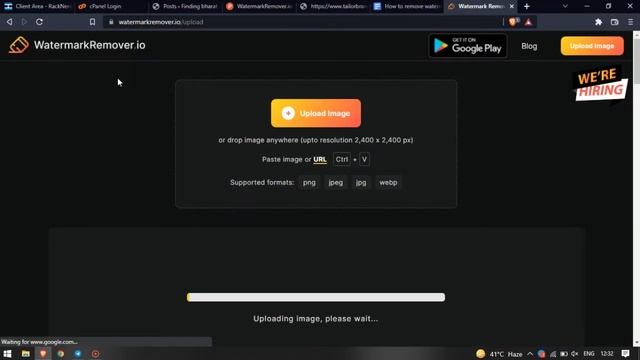 Remove Watermark from images using AI смотреть онлайн