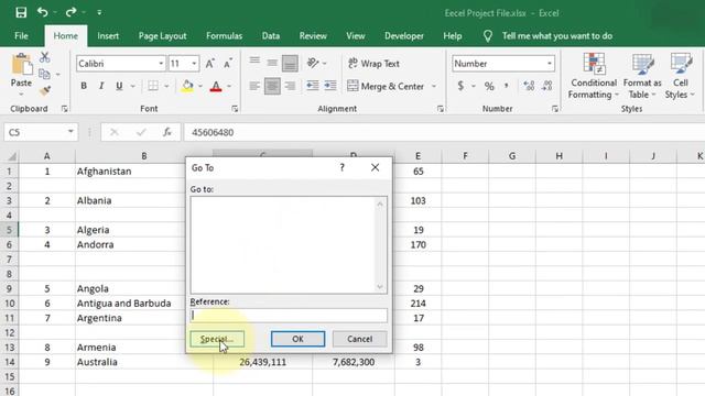 How To Delete Blank Row In The Excel File