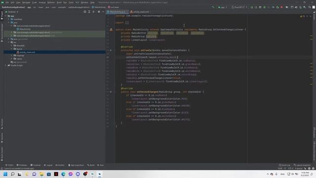 Radio Button Application 2 - Android Studio смотреть онлайн