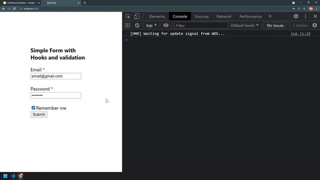 4. Login page with validation in React using Hooks [Hindi] смотреть онлайн