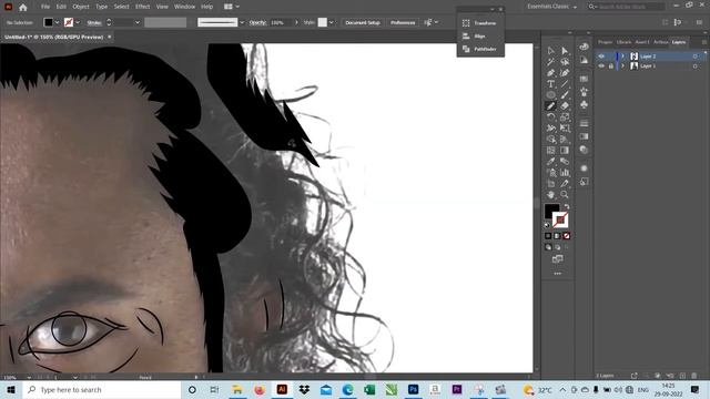 (part 1) created outline Adobe illustrator 2020 Garuda look #illustrator #vectorart # outline смотреть онлайн