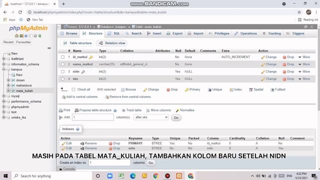 Tutorial Mysql Database Melalui LOCALHOST/PHPMYADMIN смотреть онлайн