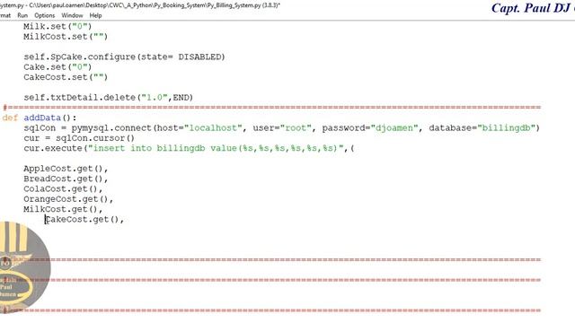 How to Create a Billing System with MySQL Database in Python - Part 3 of 3 смотреть онлайн