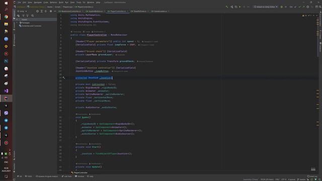 Unity - Добавление джойстика - 53 смотреть онлайн