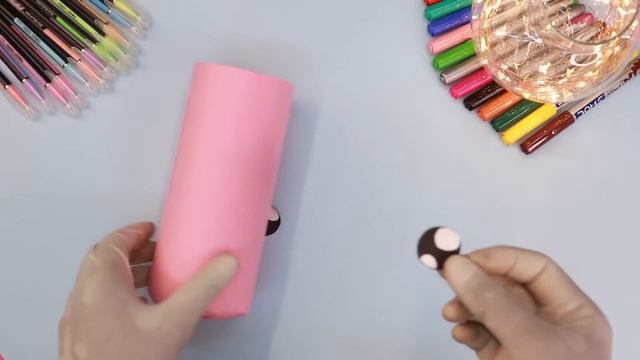 How to make cute pencil box from waste bottle || DIY pencil box with water bottle смотреть онлайн