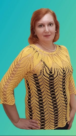Летние блузки крючком