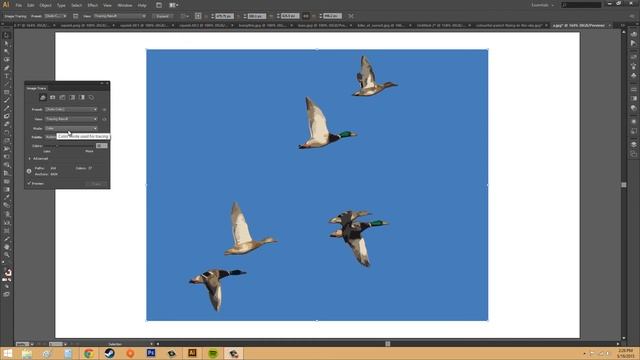 Adobe Illustrator CS6 for Beginners - Tutorial 75 - Beginning Advanced Image Trace смотреть онлайн