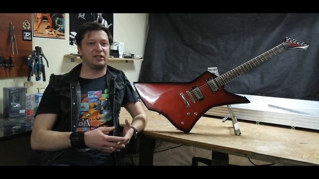 Изготовление реплики ESP Snakebyte by James Hetfield / Metallica смотреть онлайн