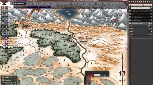 FoundryVTT Worldbuilding Tutorial for Creating an Interactive World Map
