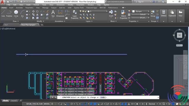 Autodesk AutoCAD: How to use Lengthen Command in Autodesk AutoCAD смотреть онлайн